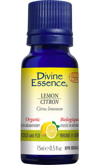 Divine Essence - Lemon (Organic) - 15 ml