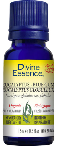 Divine Essence - Eucalyptus - Blue Gum (Organic) - 15 ml