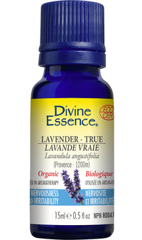 Divine Essence - Lavender True (Provence-1200m) (Organic) - 15 ml
