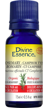 Divine Essence - Rosemary - Camphor Type (Organic)