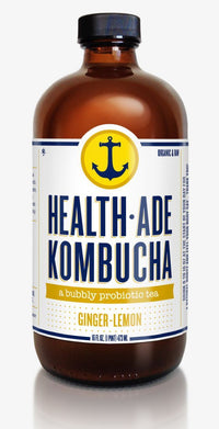 Health-Ade Kombucha - Kombucha, Ginger Lemon, Organic