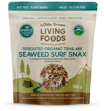 Home Grown - Seaweed Surf Snax, Sprouted Trail Mix, Organic