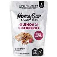 HoneyBar - Snack Bites, HoneyBar, Quinoa & Cranberry