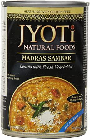 Jyoti Natural Foods - Madras Sambar (Lentils w/Vegetables)