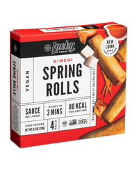 Lucky - Spring Rolls, Kimchi, Sweet & Sour Sauce (4/pkg)