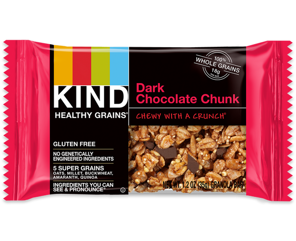 Kind - Healthy Grains, Chewy, Dark Chocolate Chunk