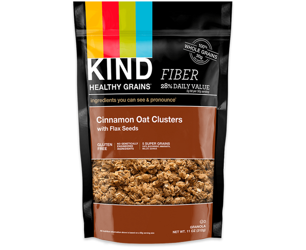 Kind - Healthy Grains, Cinnamon Oat Clusters w/Flax Seeds