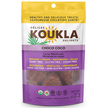 Koukla Delights - Macaroons, Cacao Choco Coco, Organic