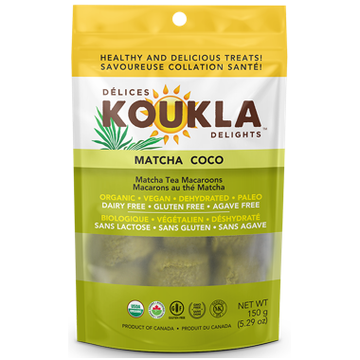 Koukla Delights - Macaroons, Matcha Tea Coco, Organic