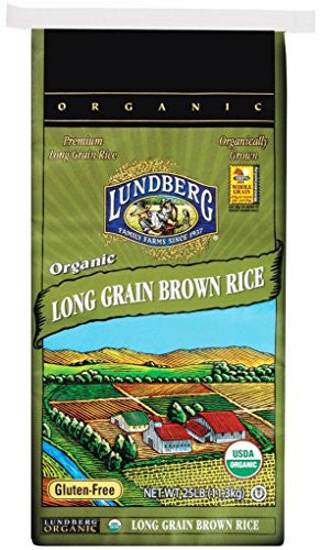 Lundberg - Rice - Brown Long Grain, 25 lb