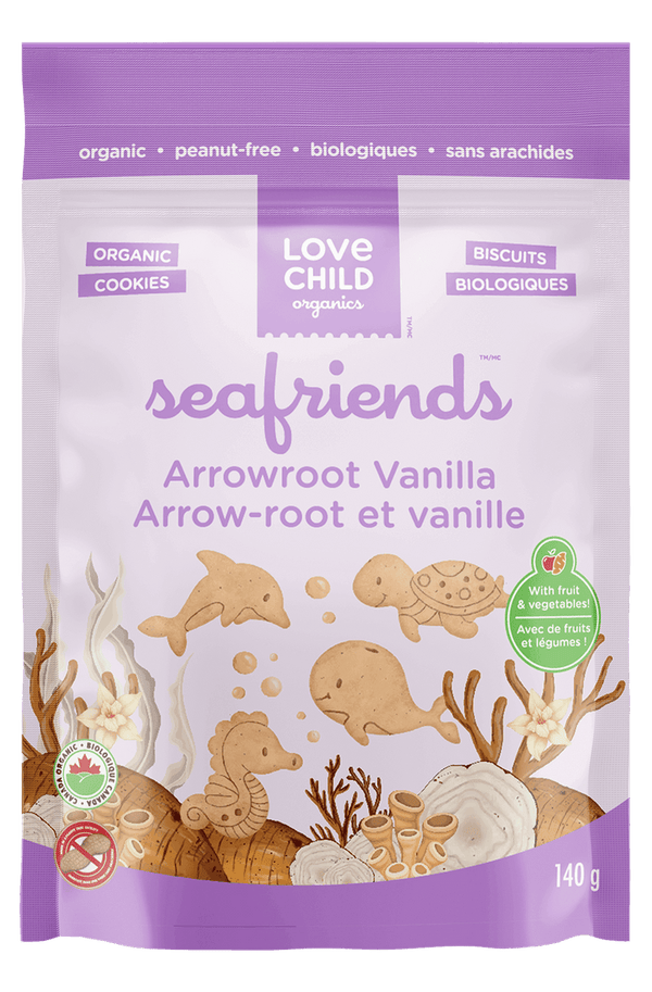 Love Child Organics - Seafriends Cookies, Arrowroot Vanilla