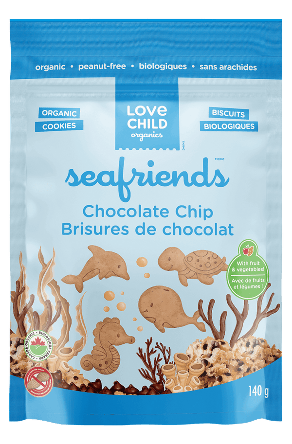 Love Child Organics - Seafriends Cookies, Chocolate Chip
