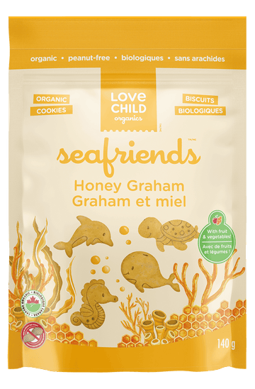 Love Child Organics - Seafriends Cookies, Honey Graham