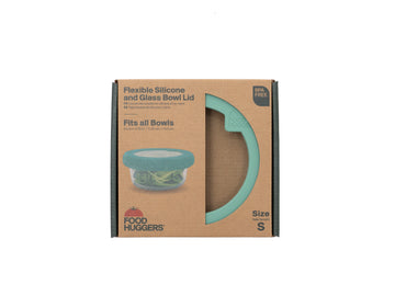 Food Huggers  - Silicone and Glass Bowl Lid - Small