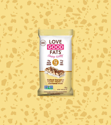 Love Good Fats - Chewy-Nutty, Salted Caramel Flavour (4-Pack)