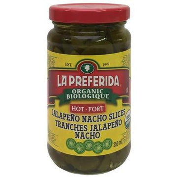 La Preferida - Jalapenos, Sliced, Hot, Organic