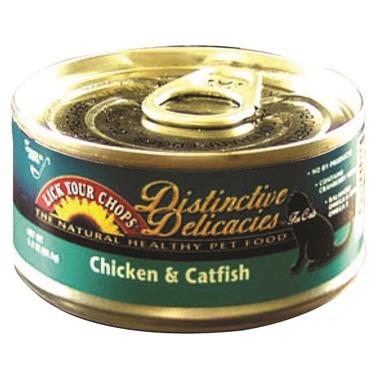 Lick Your Chops - Canned Cat Food, Distinctive Delicacies, Chicken & Catfish