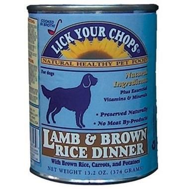 Lick Your Chops - Canned Dog Food, Lamb & Rice