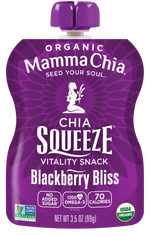 Mamma Chia - Chia Squeeze, Blackberry Bliss, Organic