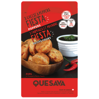 Quesava - Poppers, 3 Cheese & Peppers Fiesta
