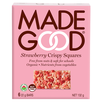 Made Good - Crispy Squares, Strawberry, Organic