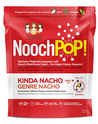 NoochPOP - Vegan Popcorn - Kinda Nacho
