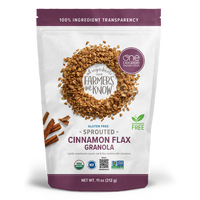 One Degree - Sprouted Oat Granola, Cinnamon Flax