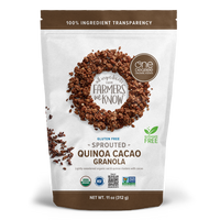 One Degree - Sprouted Oat Granola, Quinoa Cacao