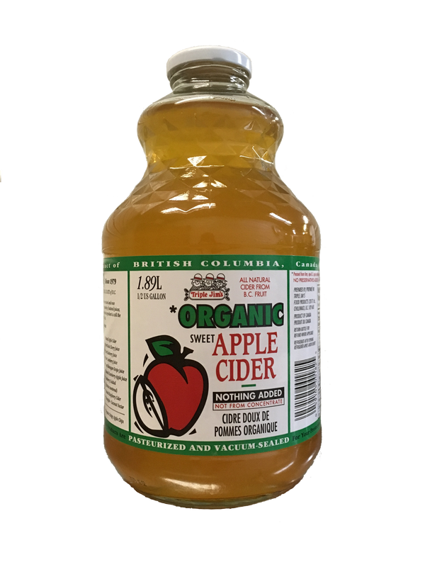 Triple Jim's - Organic Apple Cider
