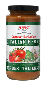 Perfect Chef - Tomato Pasta Sauce, Italian Herb, Mild, Organic (no added sugar)