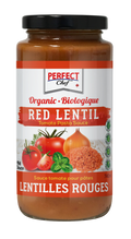 Perfect Chef - Tomato Pasta Sauce, Red Lentil, Mild, Organic (no added sugar)