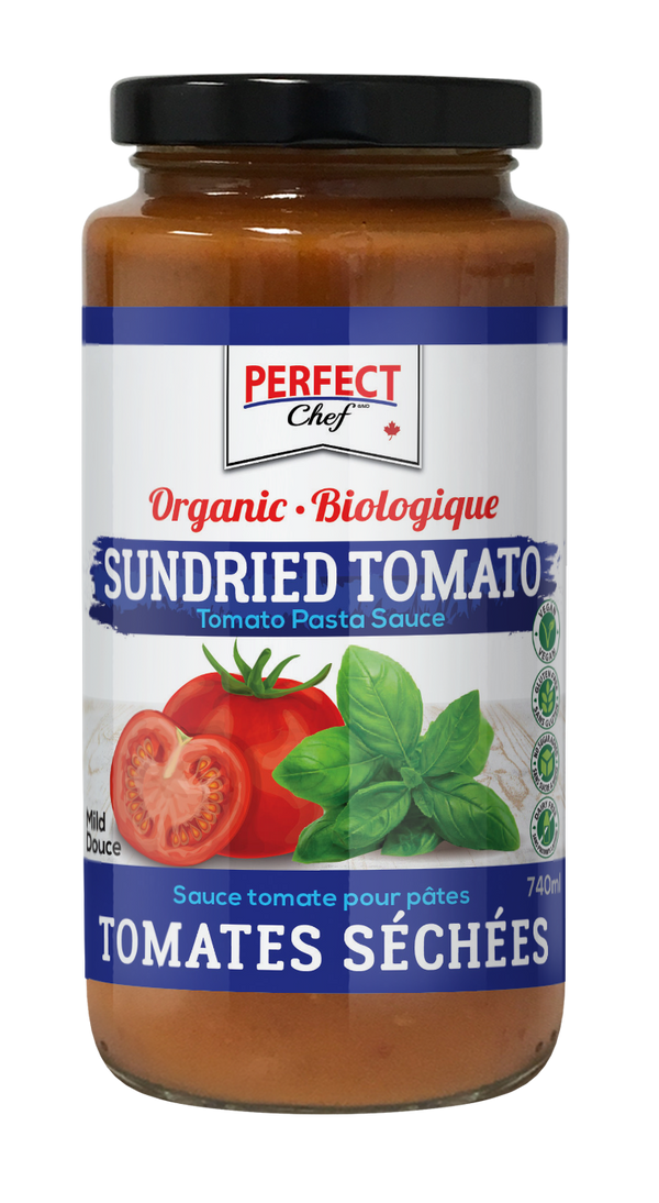 Perfect Chef - Tomato Pasta Sauce, Sundried Tomato, Mild, Organic (no added sugar)