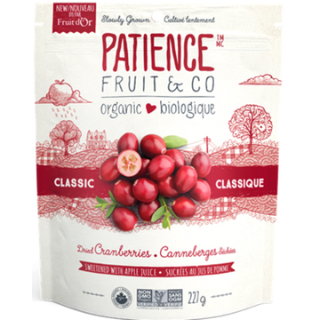Patience Fruit & Co. - Cranberries, Classic, Apple Juice Sweetened, Organic