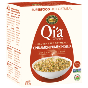 Qi'a (Nature's Path) - Qi'a Superfood, Gluten Free Oats, Cinnamon Pumpkin Seed, Organic