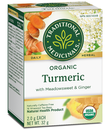 Traditional Medicinals - Turmeric w/Meadowsweet & Ginger, Organic