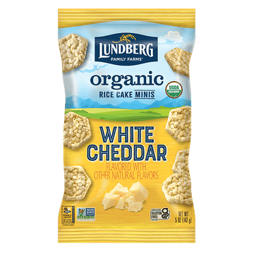 Lundberg - Rice Cake Minis, White Cheddar