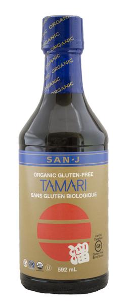 San J - Tamari, Whole Soybean, Wheat Free, Organic (Gold Label) (gluten free)