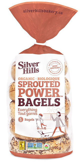 Silver Hills - Sprouted Power Bagels, Everything (5/pkg)