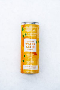 Squamish Water Kefir - Lemon Ginger Sparkling Probiotic Soda