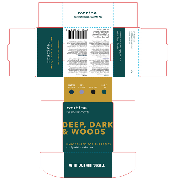 Routine - Deep, Dark & Woods Minis Kit