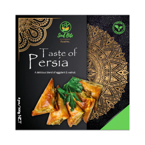 Soul Bite - Taste of Persia, Eggplant & Walnut Phyllo Wraps (vegan)