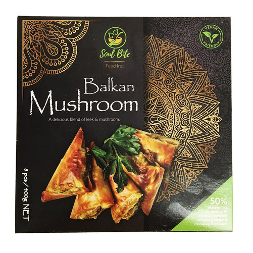 Soul Bite - Balkan Mushroom, Leek & Mushroom Phyllo Wraps