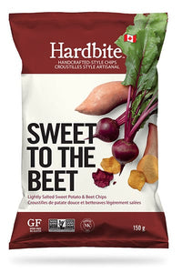 Hardbite - Chips - Sweet to the Beet, Sweet Potato & Beet Chips, Lightly Salted