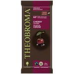 Theobroma - Chocolate Bar - Dark Chocolate, 60% Cacao, Cherry Chunks