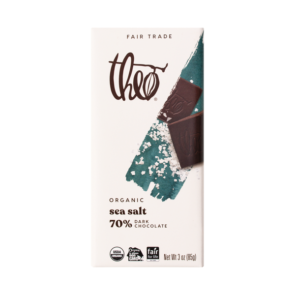 Theo - Chocolate Bar, Sea Salt, 70% Cocoa