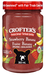 Crofter's - Premium, Strawberry Banana, Fair Trade Sugar Sweetened