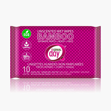 Genial Day - Unscented Bamboo Wet Wipes