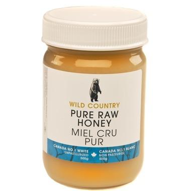 Wild Country - Pure Raw Honey, Canada #1 White