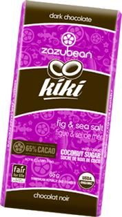 Zazubean - Kiki Bar - Fig & Sea Salt With Coconut Sugar