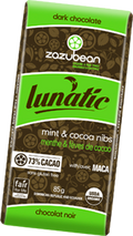 Zazubean - Lunatic Bar - Mint & Cocoa Nibs With Maca